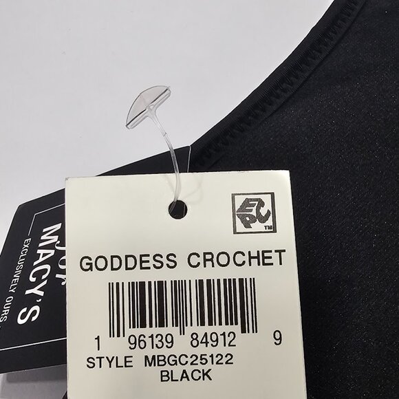 Bar III Crochet Longline Halter Bikini Top - Picture 8 of 9